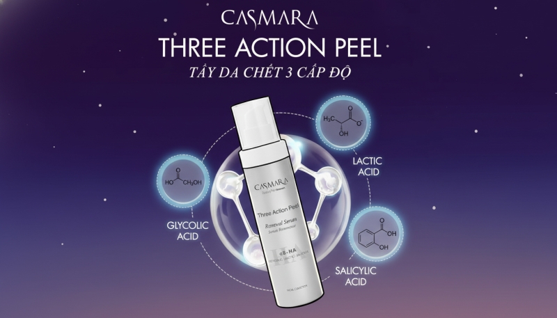 Casmara Three Action Peel: Tái Tạo Làn Da Mới, Trẻ Hóa Toàn Diện**
