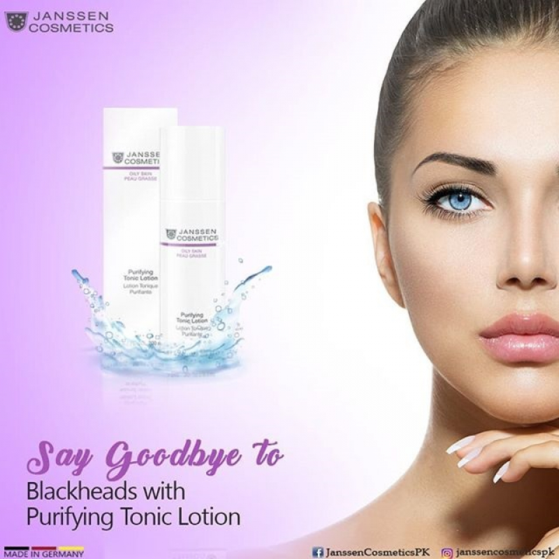 Nước cân bằng da và điều tiết tuyến nhờn Janssen oily skin purifying tonic lotion