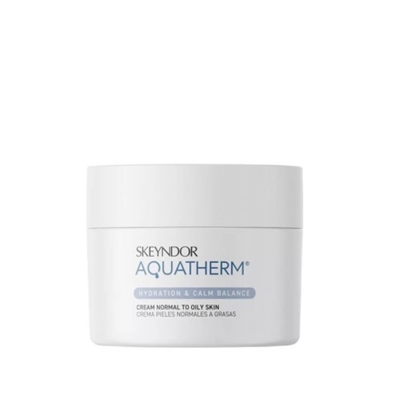 Kem Dưỡng Phục Hồi Chuyên Sâu Cho Da Dầu Nhạy Cảm & Da Treatment _ Skeyndor Aquatherm Cream Normal to Oily Skin 50ml