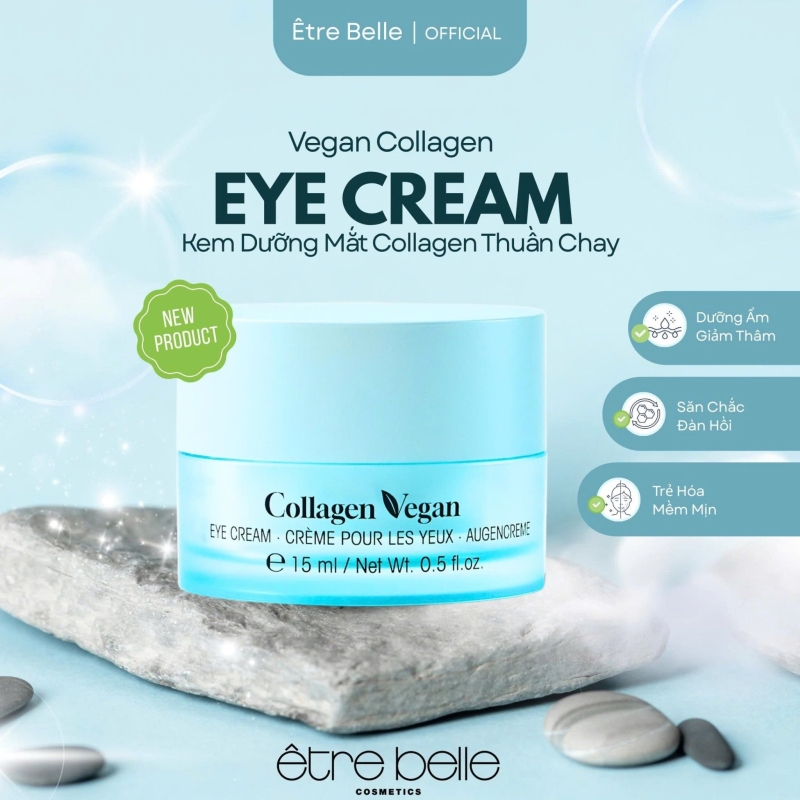 Etre Belle Collagen Vegan Eye Cream: Bí Quyết Trẻ Hóa Vùng Mắt Thuần Chay
