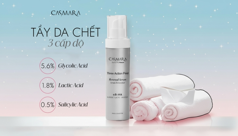 Casmara Three Action Peel: Tái Tạo Làn Da Mới, Trẻ Hóa Toàn Diện**