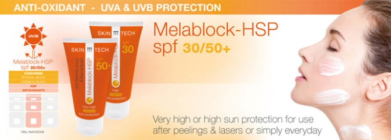 Kem chống nắng vật lý SkinTech® Melablock HSP SPF 50 PA ++++