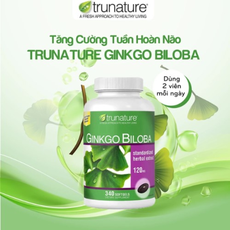 Viên uống bổ não và hỗ trợ tuần hoàn máu Ginkgo Biloba 120mg