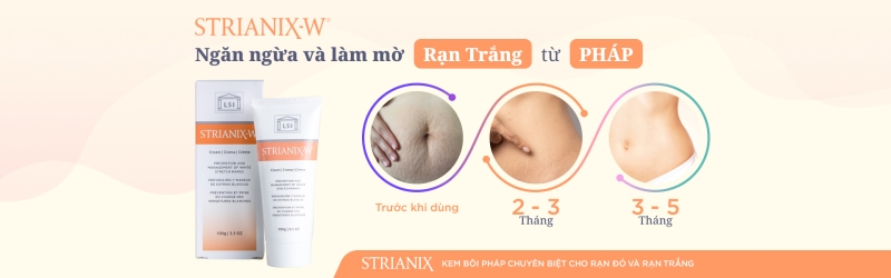 KEM HỖ TRỢ TRỊ RẠN DA TRẮNG  STRIANIX W