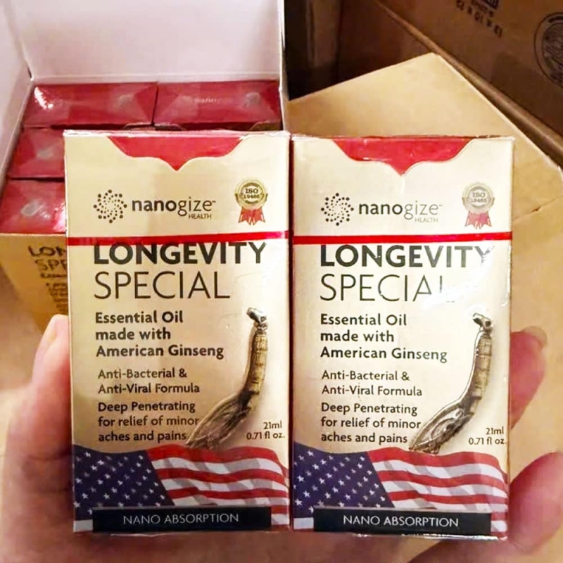 Nanogie Longevity Special Essential Oil American Ginseng 10ml