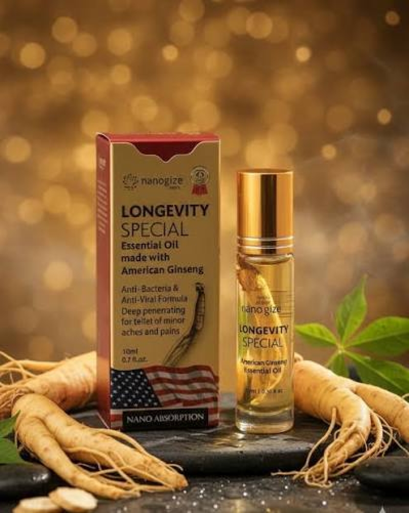 Nanogie Longevity Special Essential Oil American Ginseng 10ml