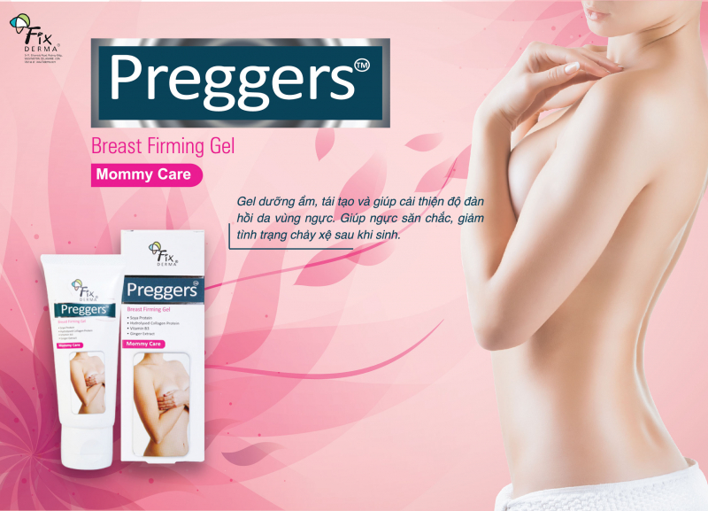 Gel làm săn chắc da vùng ngực sau sinh Fixderma Preggers Breast Firming Gel
