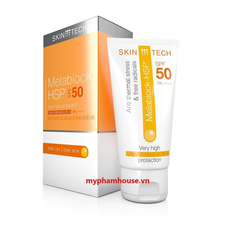 Kem chống nắng vật lý SkinTech® Melablock HSP SPF 50 PA ++++