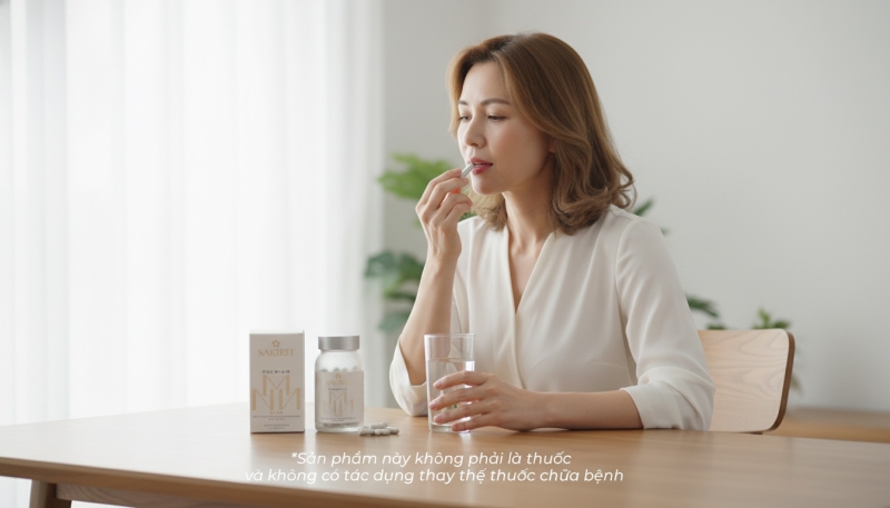 Viên Uống Chống Lão Hóa SAKIREI PREMIUM N.M.N 9120 – Bí Quyết Trẻ Hóa Toàn Diện