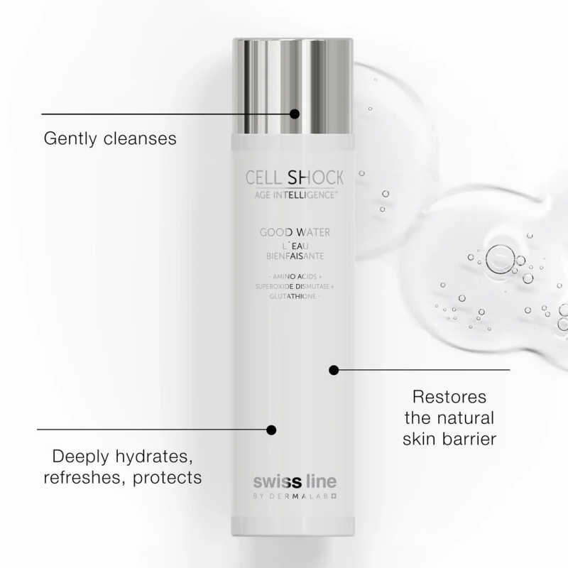 Toner Enzyme Swissline Cell Shock Good Water: Trẻ hóa tế bào, dưỡng ẩm chuyên sâu