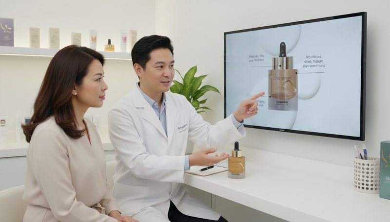 Tinh chất nâng cơ phục hồi da Swissline Clinic Lemanic L'extrait: Săn chắc và Trẻ hóa vượt trội