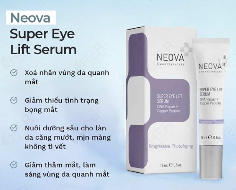 Neova super eye lift serum _ Serum trẻ hóa và chống nhăn vùng da mắt hoàn hảo