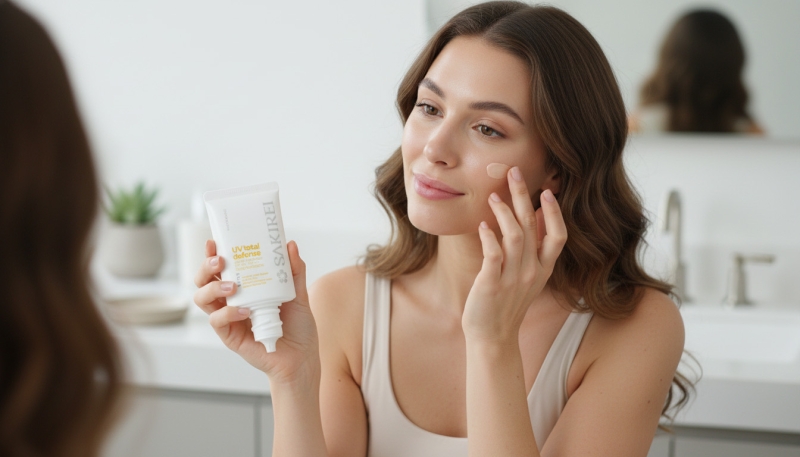 Kem Chống Nắng Vật Lý Sakirei SPF 50+ PA++++ Bảo Vệ Phổ Rộng Toàn Diện