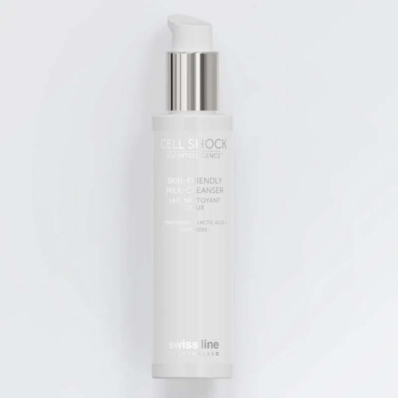 Sữa rữa mặt cho da khô nhạy cảm _ Cell Shock Age Intelligence Skin-Friendly Milk-Cleanser