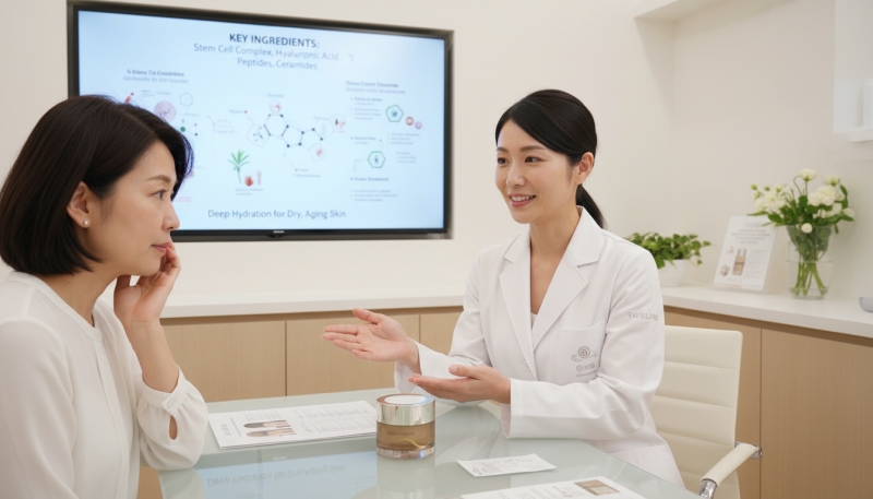 Kem Dưỡng Tế Bào Gốc Swissline Clinic Le1manic LA Cream: Trẻ Hóa Da Đỉnh Cao