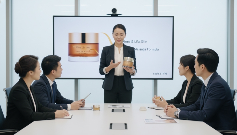 Kem Massage Nâng Cơ Swissline Clinic Lémanic Le Miel De Massage Chống Chảy Xệ Hiệu Quả