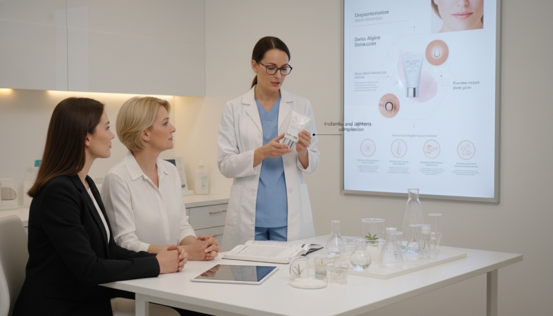 Mặt nạ dưỡng trắng da Swissline Brightening Aura Mask: Đánh thức làn da rạng rỡ