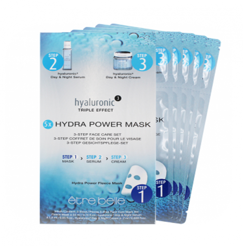 Mặt nạ giữ ẩm chuyên sâu dành cho da khô Etre belle hyaluronic triple effect hydra power mask
